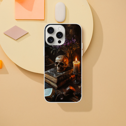 Goth style i phone flexi case