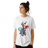 Vibrant Global Geometric Design T-Shirt