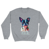 Sports Grey French Bulldog Sweatshirt