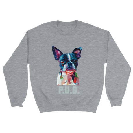 Sports Grey French Bulldog Sweatshirt