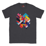 Flat Lay Dark Heather Colour t-shirt