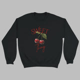 cherry sweatshirt