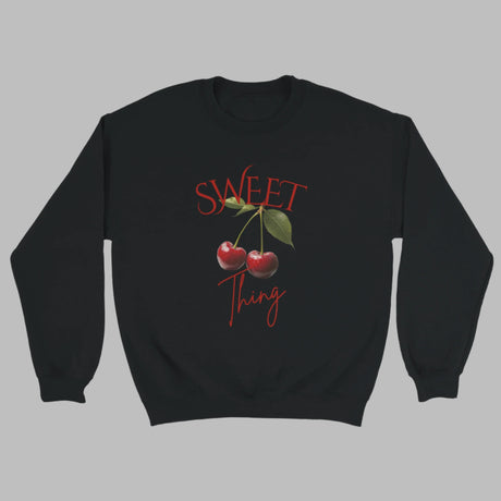 cherry sweatshirt