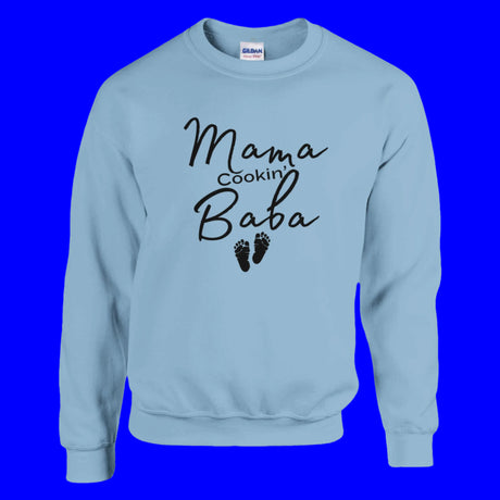 Light blue sweat shirt