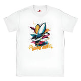 Rising Surf Summer T-Shirt - Vintage Ocean Wave Graphic Tee