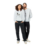 Cat Sweatshirt - Minimalist Graphic Pullover for Cat Lovers