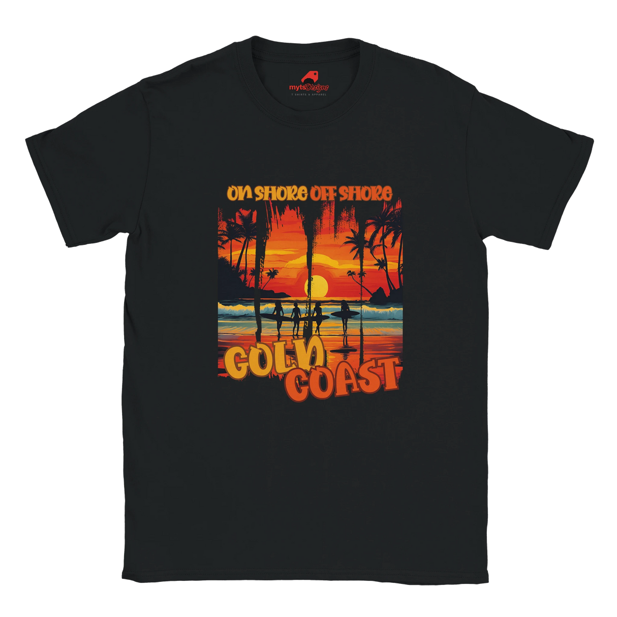 Sunset surf T-shirt