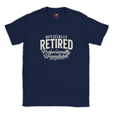Officially Retired T-Shirt – Funny Retirement Gift for Women