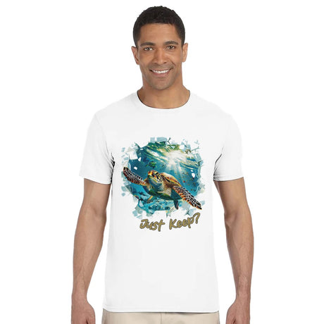 Man in white t shirt