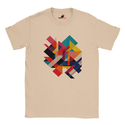 Flat Lay Natural colour T-shirt