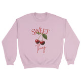 cherry sweatshirt