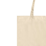 Beige tote bag on a white background
