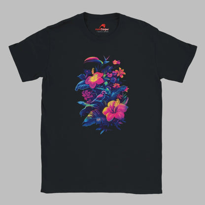 hibiscus flower t-shirt