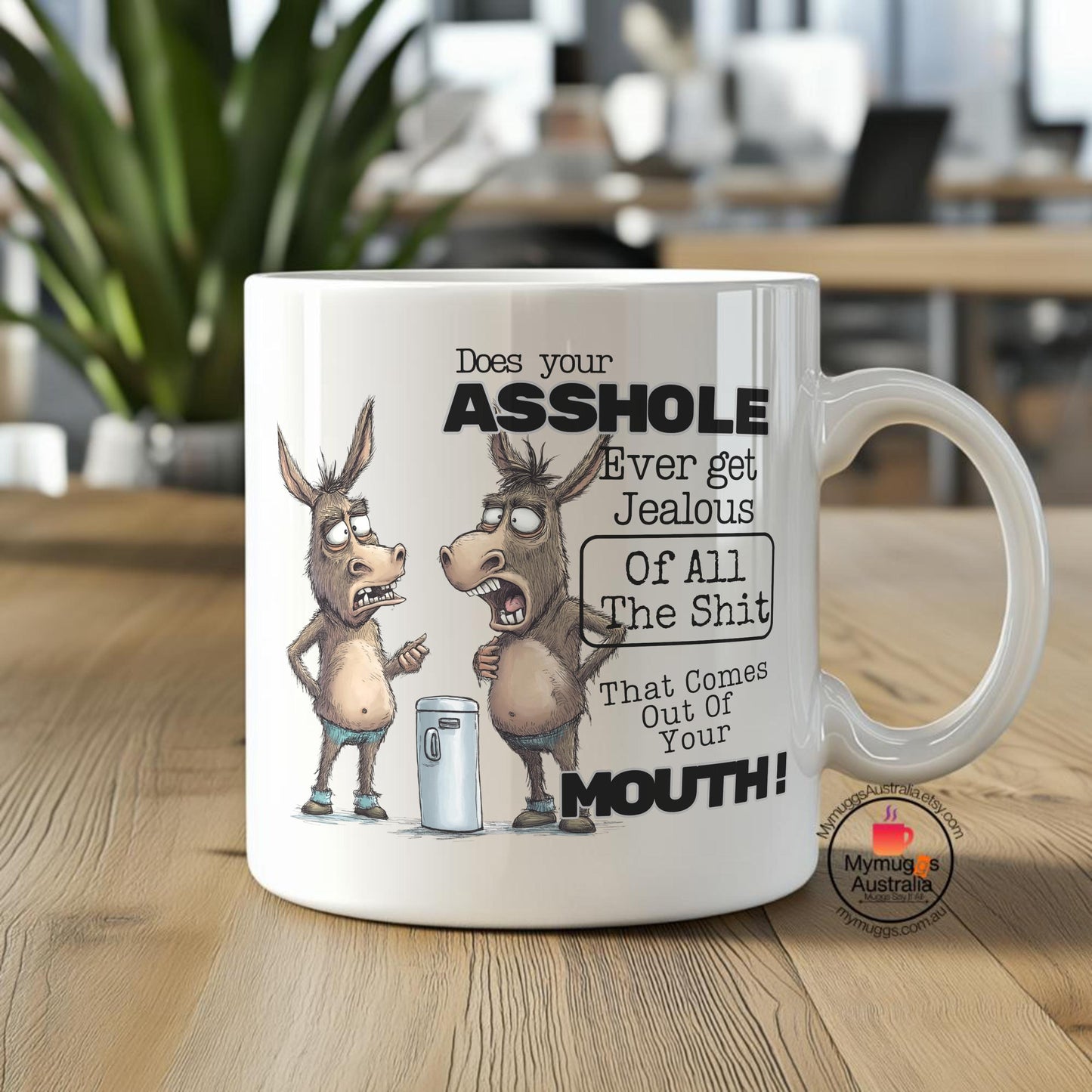 Sarcastic Office Donkey Coffee Mug