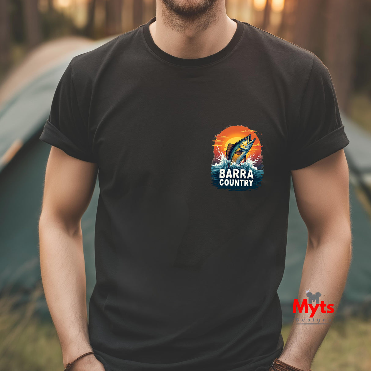 Barra Country Barramundi Fishing T-Shirt - Premium Cotton Tee