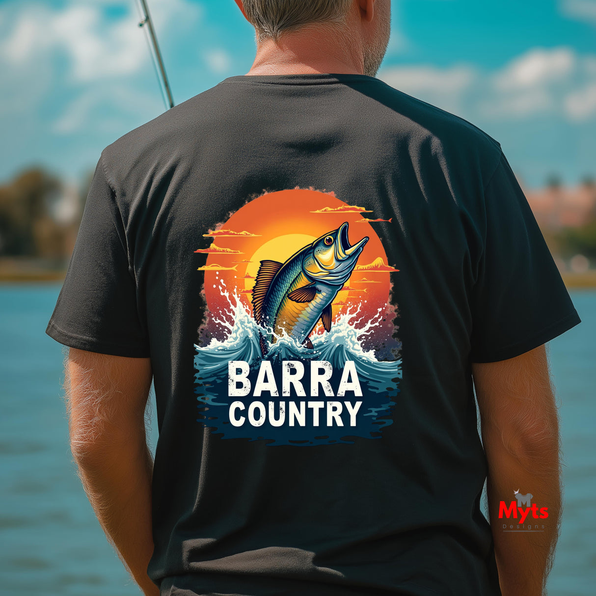 Barra Country Barramundi Fishing T-Shirt - Premium Cotton Tee