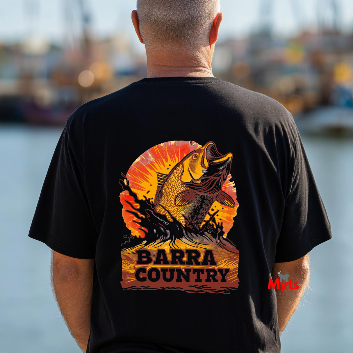 Barra Country Fishing T-Shirt | Premium Cotton Tee | Australian Outdoor Apparel