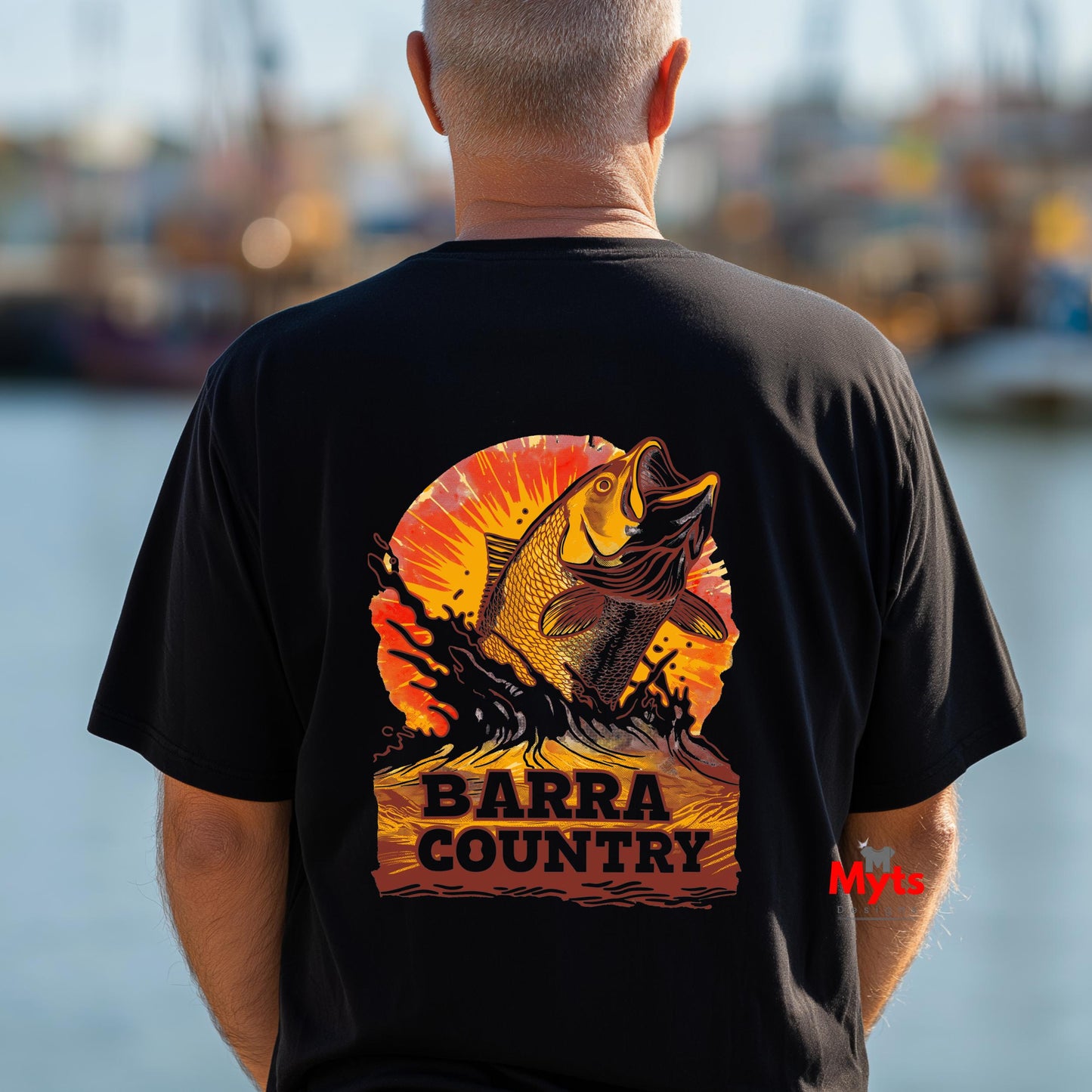Barra Country Fishing T-Shirt | Premium Cotton Tee | Australian Outdoor Apparel