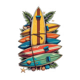 Board Tied Surfboard T-Shirt | Retro Surf Tee | MytsDesigns