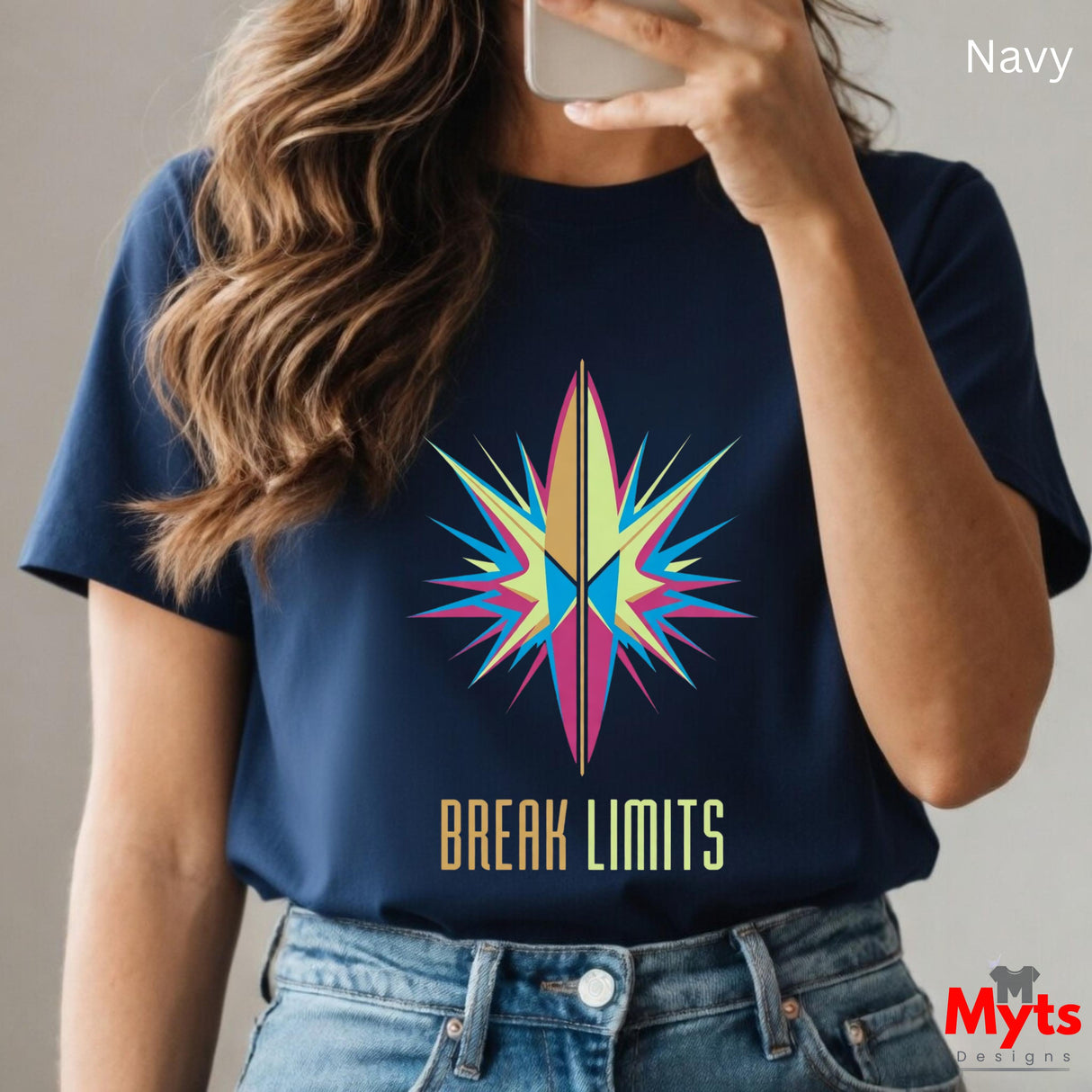 Break Limits Surfboard Graphic T-Shirt | Unisex Gildan 5000