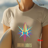 Break Limits Surfboard Graphic T-Shirt | Unisex Gildan 5000