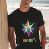 Break Limits Surfboard Graphic T-Shirt | Unisex Gildan 5000