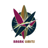 Colorful abstract design with 'Break Limits' text on a white background