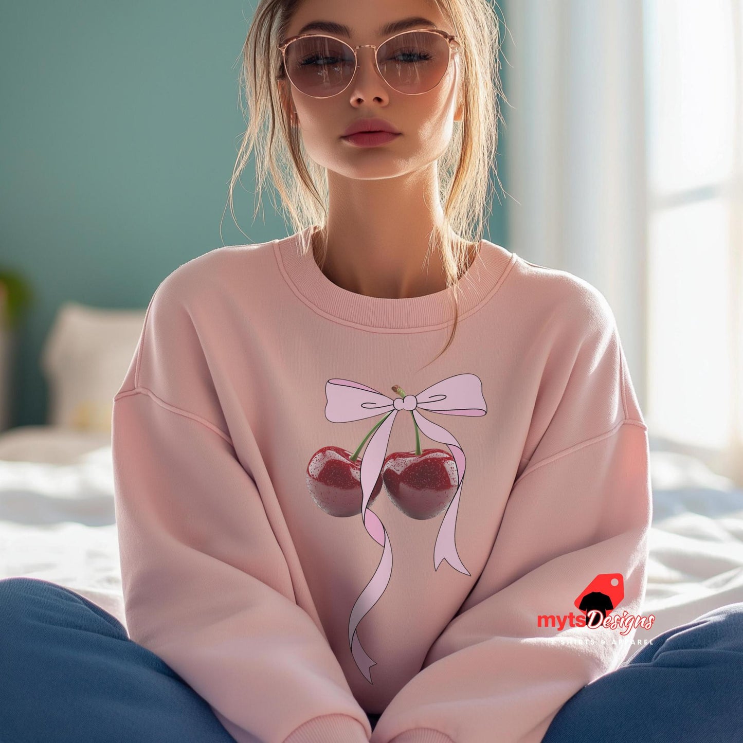 cherry sweatshirt