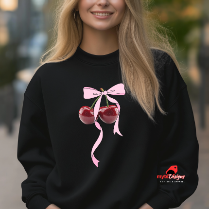cherry sweatshirt