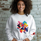 DoubleD Geometric Sweatshirt - Adventure Travel Pullover