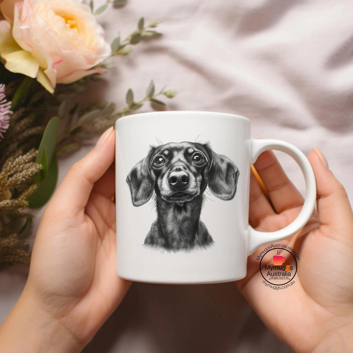 Dachshund Mug, Dog lovers Gift Mugfor animal Lovers coffee mug gift