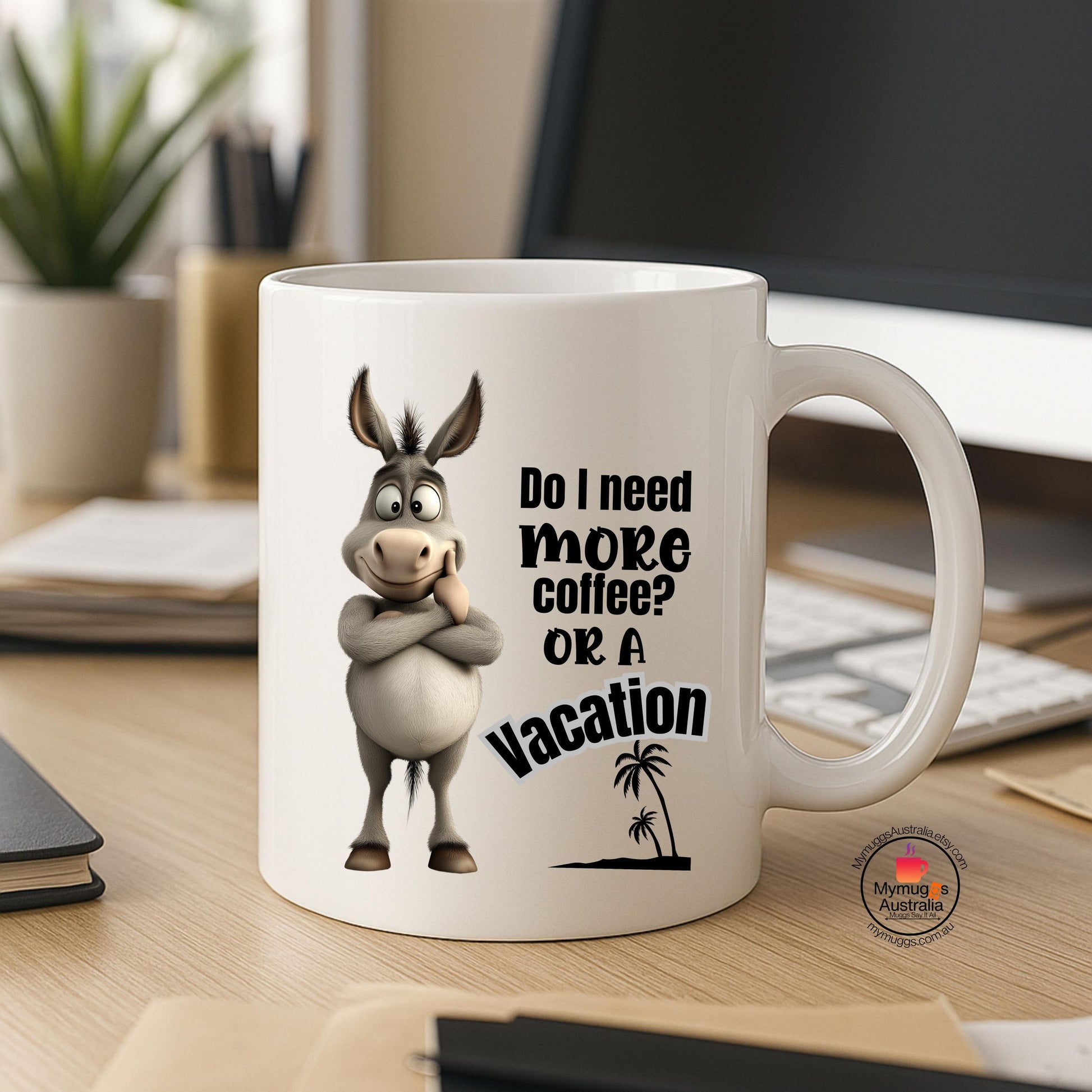 Funny Donkey Coffee Mug 