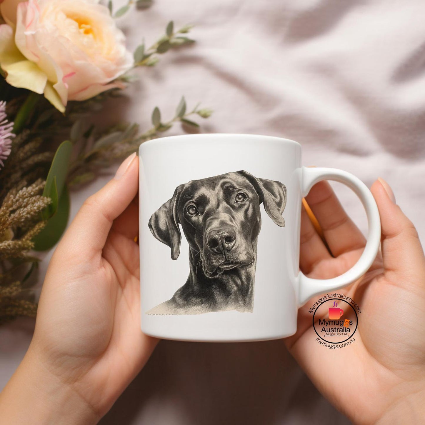 Dobermann Mug, Dog lovers gift mugs for animal lovers Dog coffee Mug Gifts