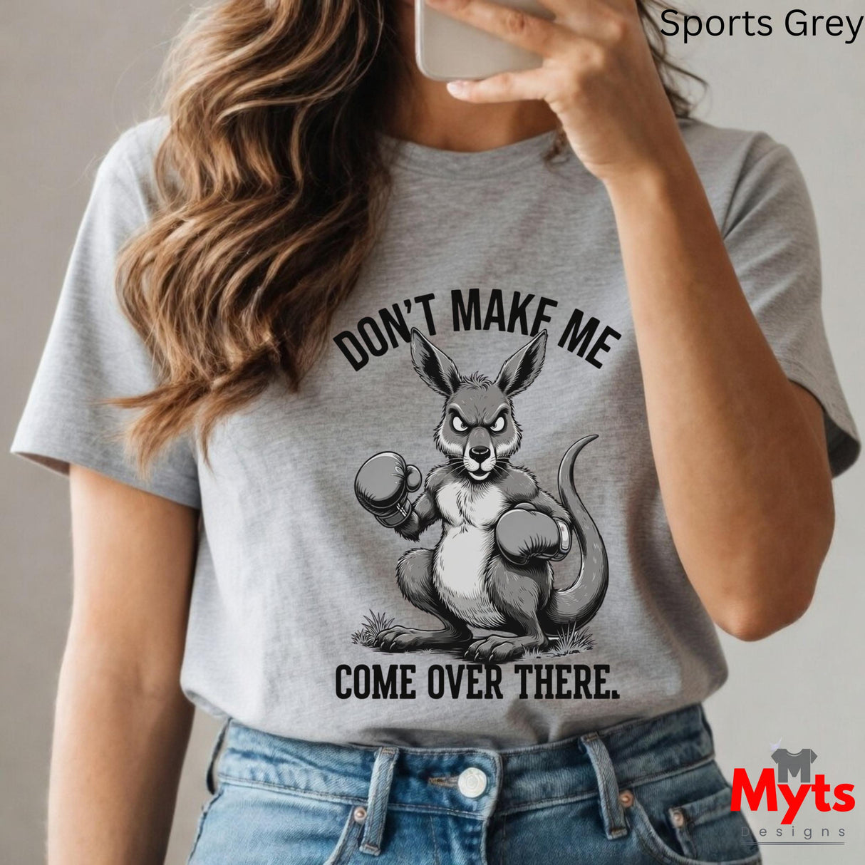 Funny Boxing Kangaroo T-Shirt – Australian Humour Graphic Tee