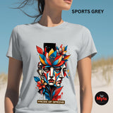 Faces of Spring Abstract Floral Art T-Shirt – Modern Graphic Tee