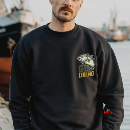 Giant Trevally Fishing Sweatshirt – GT Legend Saltwater Angler Design