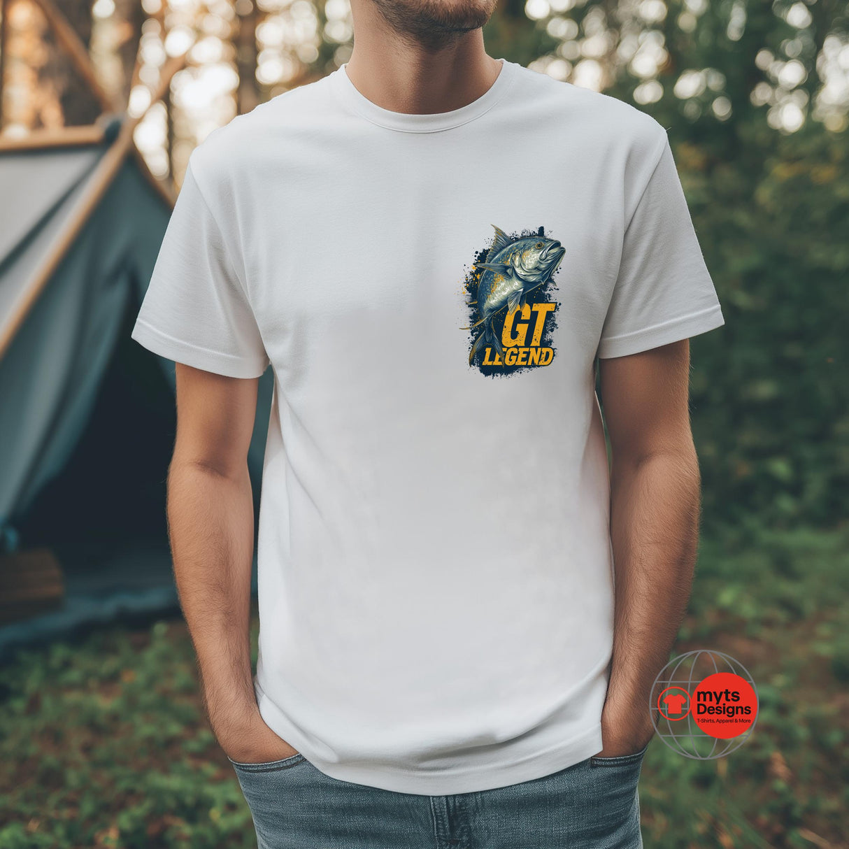 GT Legend Giant Trevally Fishing T-Shirt | Premium Saltwater Angler Apparel