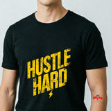 Hustle Hard T-Shirt | Gym Motivation Tee | Bold Fitness Training Shirt – Mytsdesigns