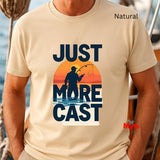 JJust One More Cast Fishing T-Shirt – Sunset Angler Graphic Tee