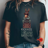 Kickass Boss Donkey T-Shirt | Funny Workplace Graphic Tee | Cool Gift for Bosses & Office Humor by MytsDesigns