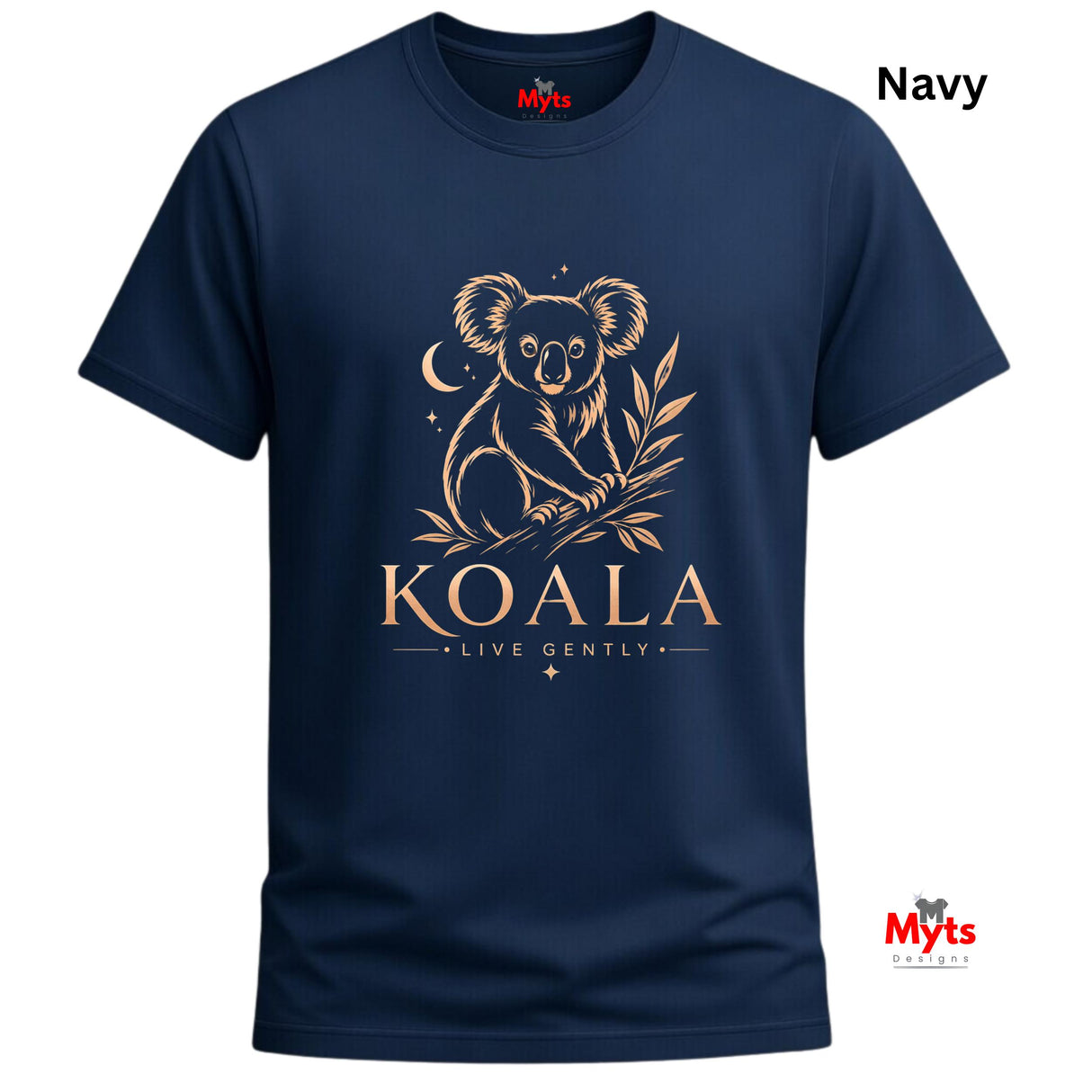 Koala Live Gently T-Shirt | Australian Wildlife Nature Graphic Tee