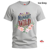 Midnight Wild – Wildflower Floral Graphic Tee for Women