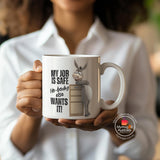 Funny Donkey Office Humor Coffee Mug – Ideal Gift for Coworkers & Boss