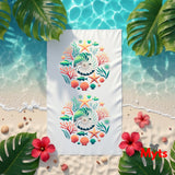 Nautilus Reef Coastal Beach Towel