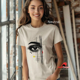 Seeing Eye T-Shirt - All-Seeing Eye Minimalist Graphic Tee, Mystical Symbol Shirt