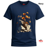 New Growth Poppy & Wildflower T-Shirt – Botanical Nature Graphic Tee