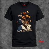 New Growth Poppy & Wildflower T-Shirt – Botanical Nature Graphic Tee