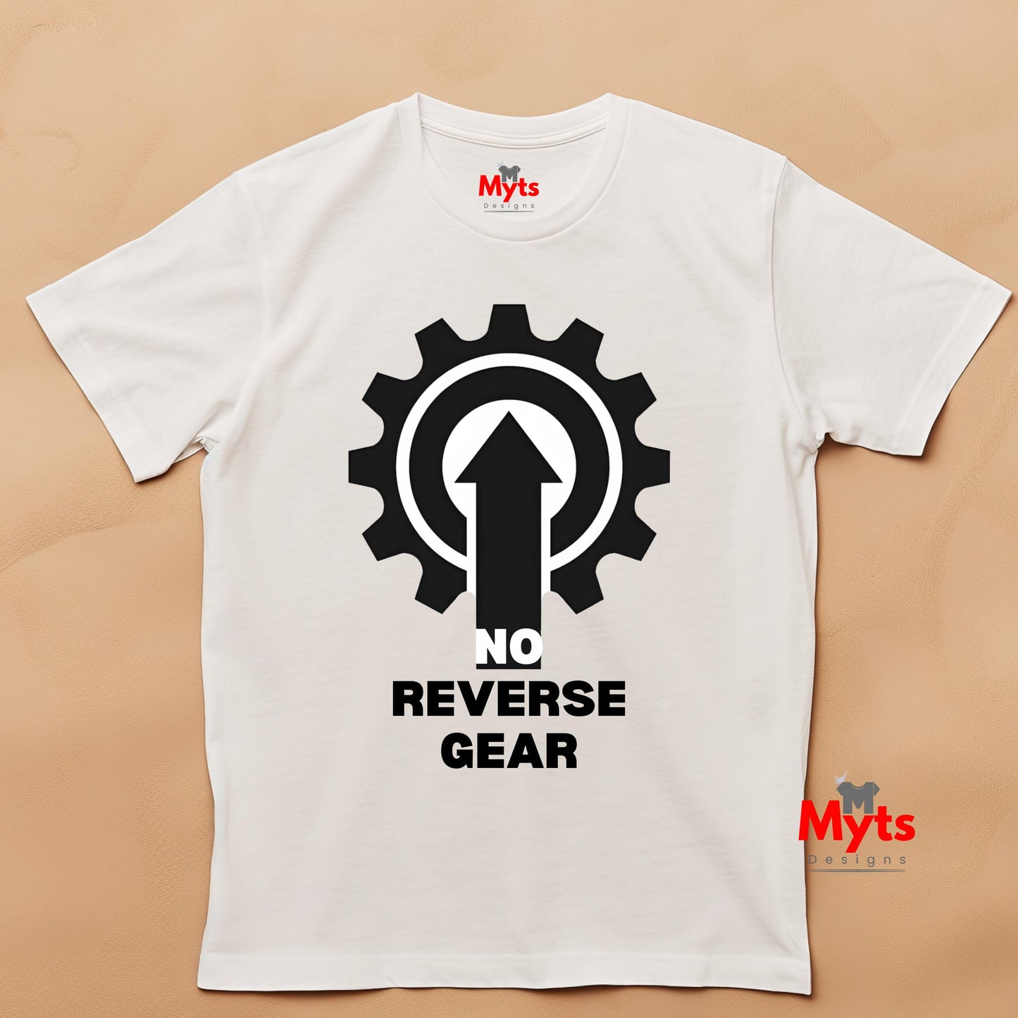 No Reverse Gear Motivational T-Shirt – Driven Mindset Tee