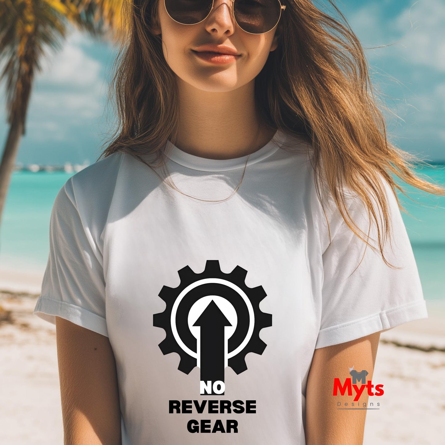 No Reverse Gear Motivational T-Shirt – Driven Mindset Tee