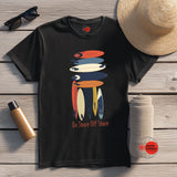On Shore Off Shore 2026 Surf Season White T-Shirt – Surfboard Designs